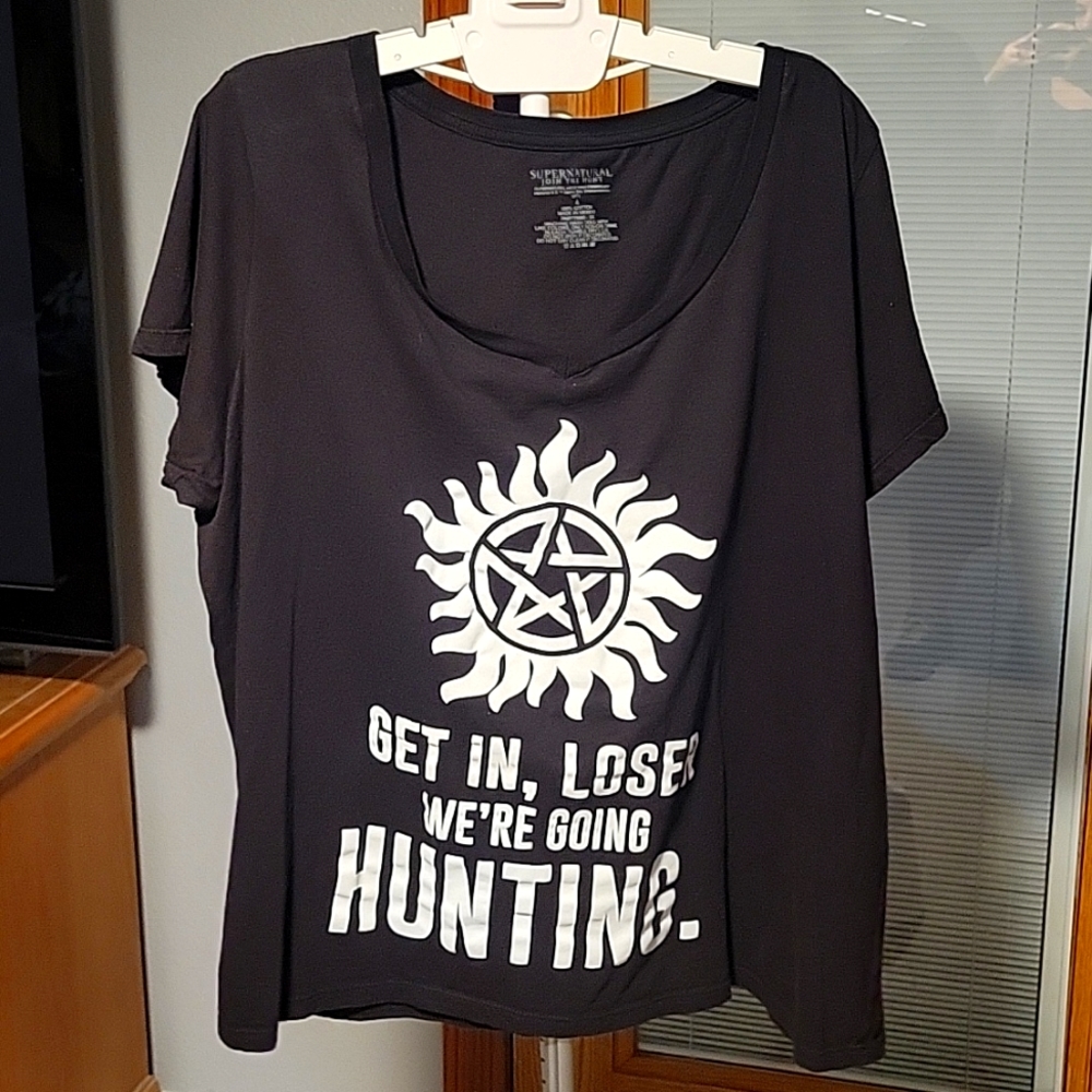 Plus size Supernatural t-shirts